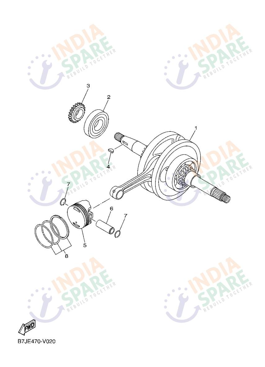 CRANKSHAFT & PISTON